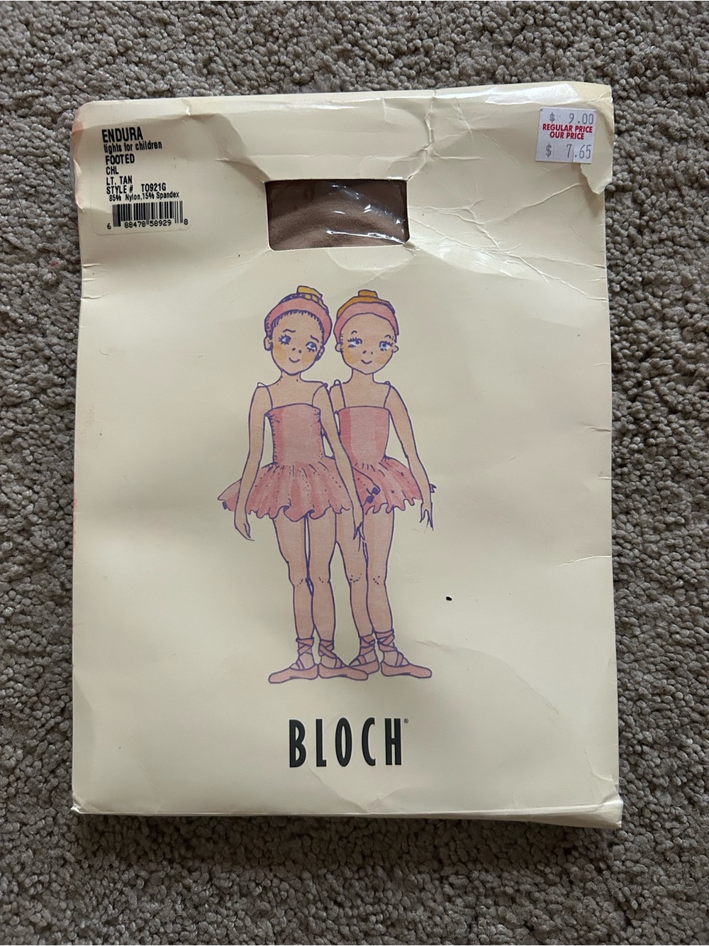Bloch Kids Ballet Tights in Light Pink